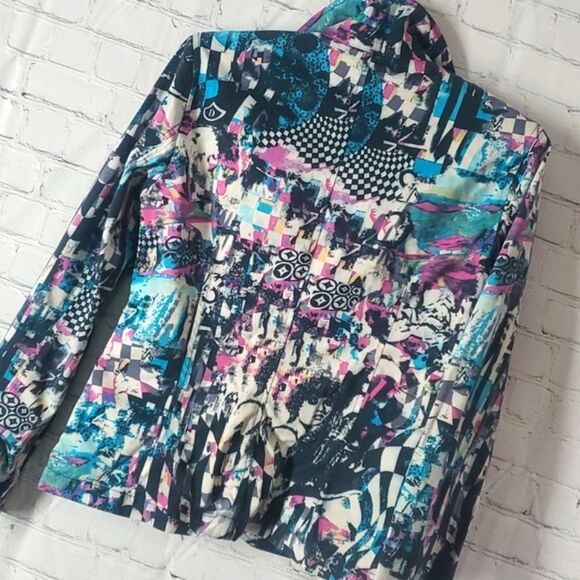 Vero Moda  Made in Italy Fun Funky Wearable Art Michelangelo Blazer Jacket🇮🇹 - Picture 7 of 13